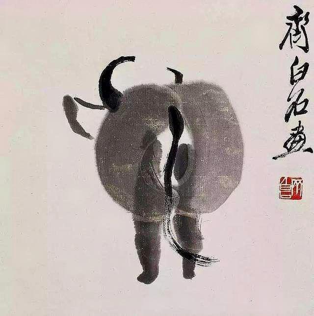 齊白石這幅畫賣2012萬，網(wǎng)友看不懂，專家：放大10倍看那皮鞭子 