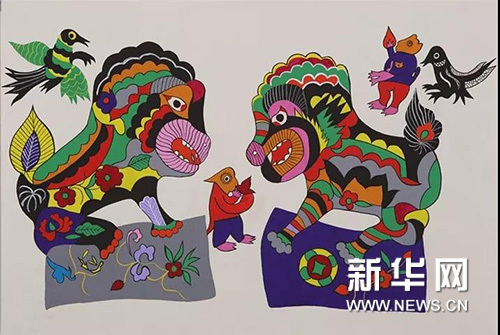 【防控疫情 線上展覽一】陜西省美術(shù)博物館藏安塞農(nóng)民畫(huà)作品展