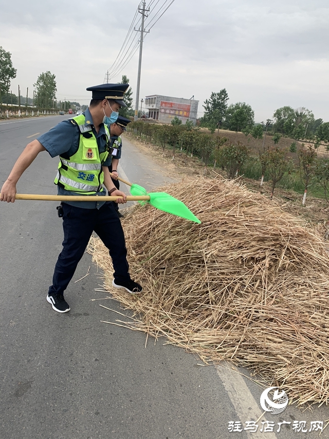 正陽縣交通運輸執(zhí)法局為“三夏”公路暢通保駕護航