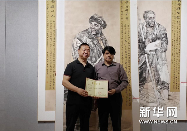 弘揚焦裕祿精神美術作品巡展在北京民族文化宮舉辦