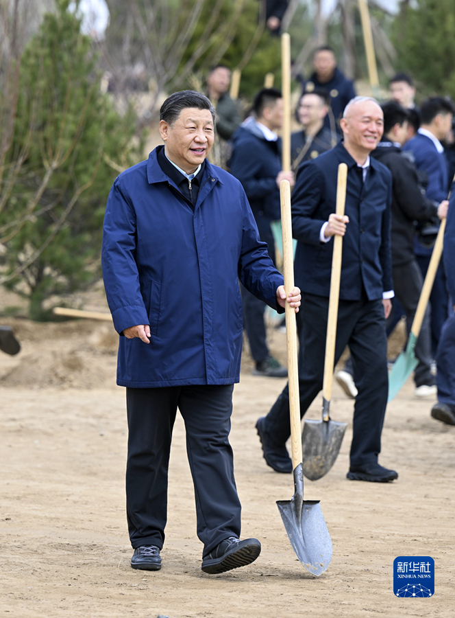 習近平參加首都義務植樹活動