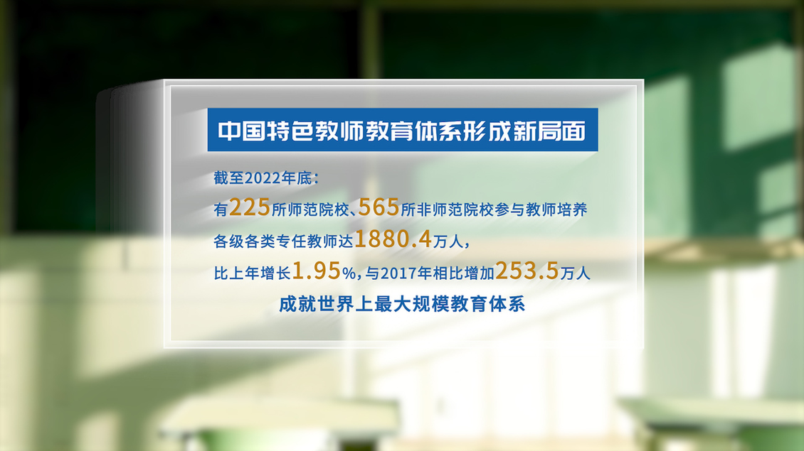 開學第一課丨【總書記的教書育人觀】建設(shè)教育強國，健全中國特色教師教育體系