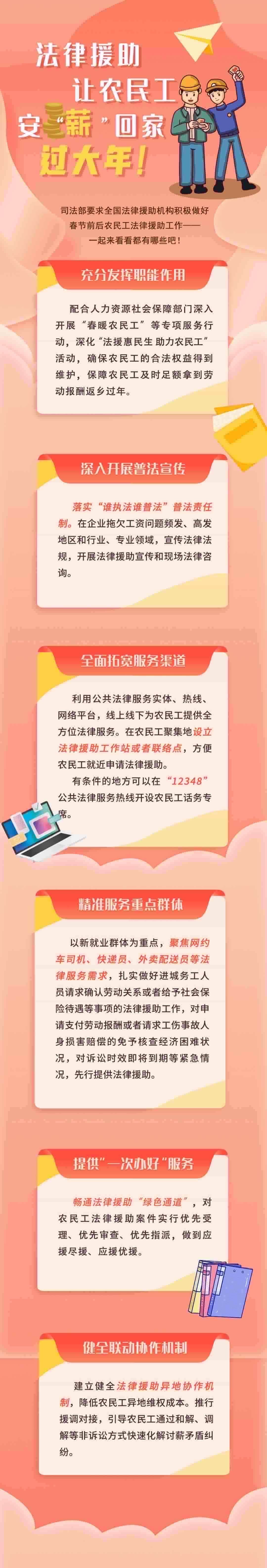 事關春節(jié)前后農民工法律援助，司法部這樣部署