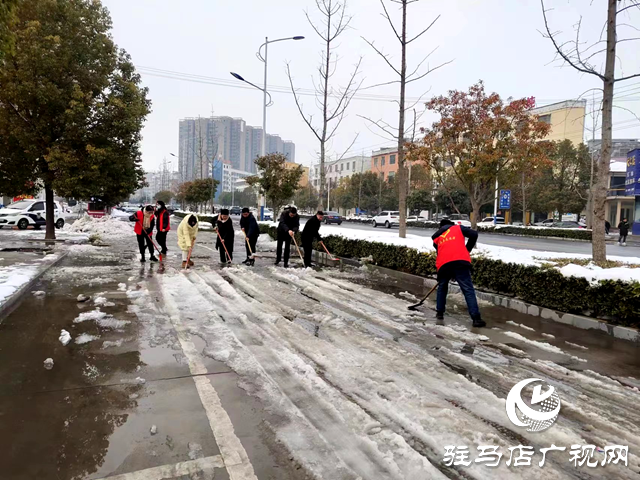 平輿縣司法局開展“清積雪 保出行”志愿服務活動