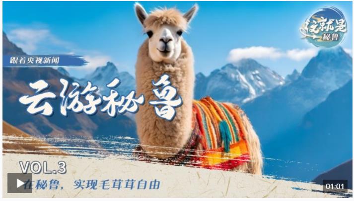 跟著習主席看世界丨“from China to Peru”是個英文成語你知道嗎？